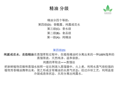 精油 分级