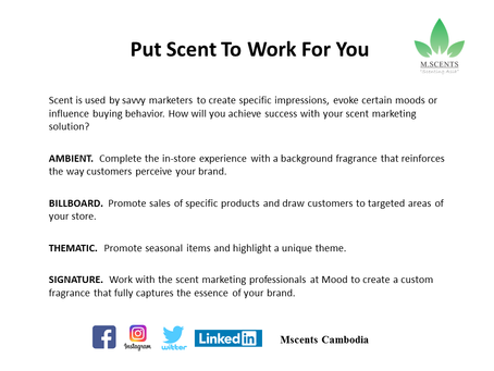 Put Scent To Work For You