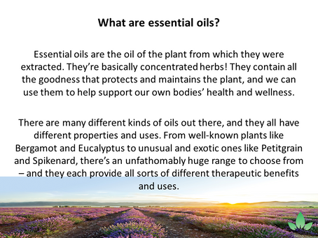 What are essential oils?