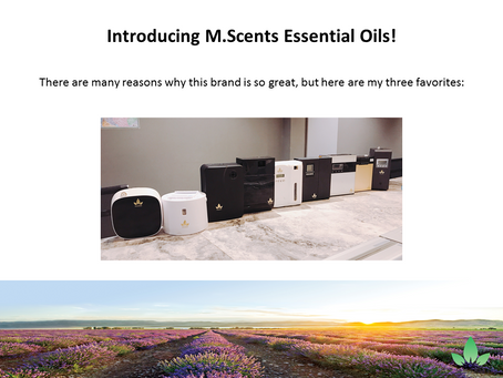 Introducing M.Scents Essential Oils!