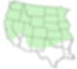 Thumbnail: Black Chokecherry map of Prunus virginiana northern us native shrub