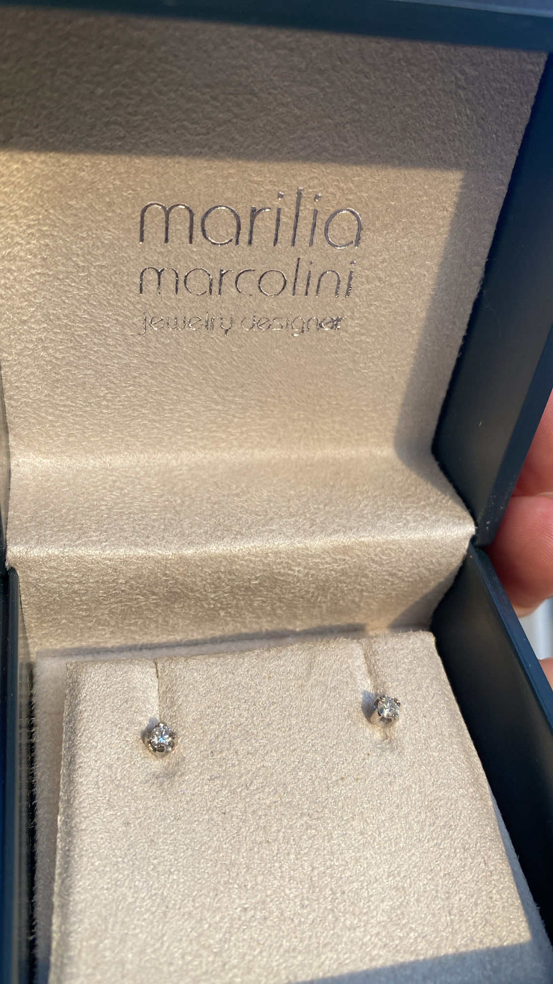 Brinco Solitário Diamante