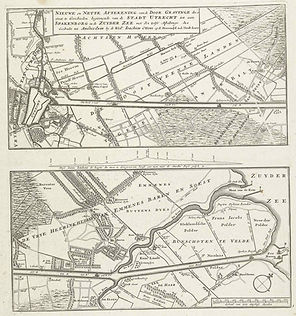 Ottens 1720 Kaart kanaal Utrecht Zuiderzee RM .jpg