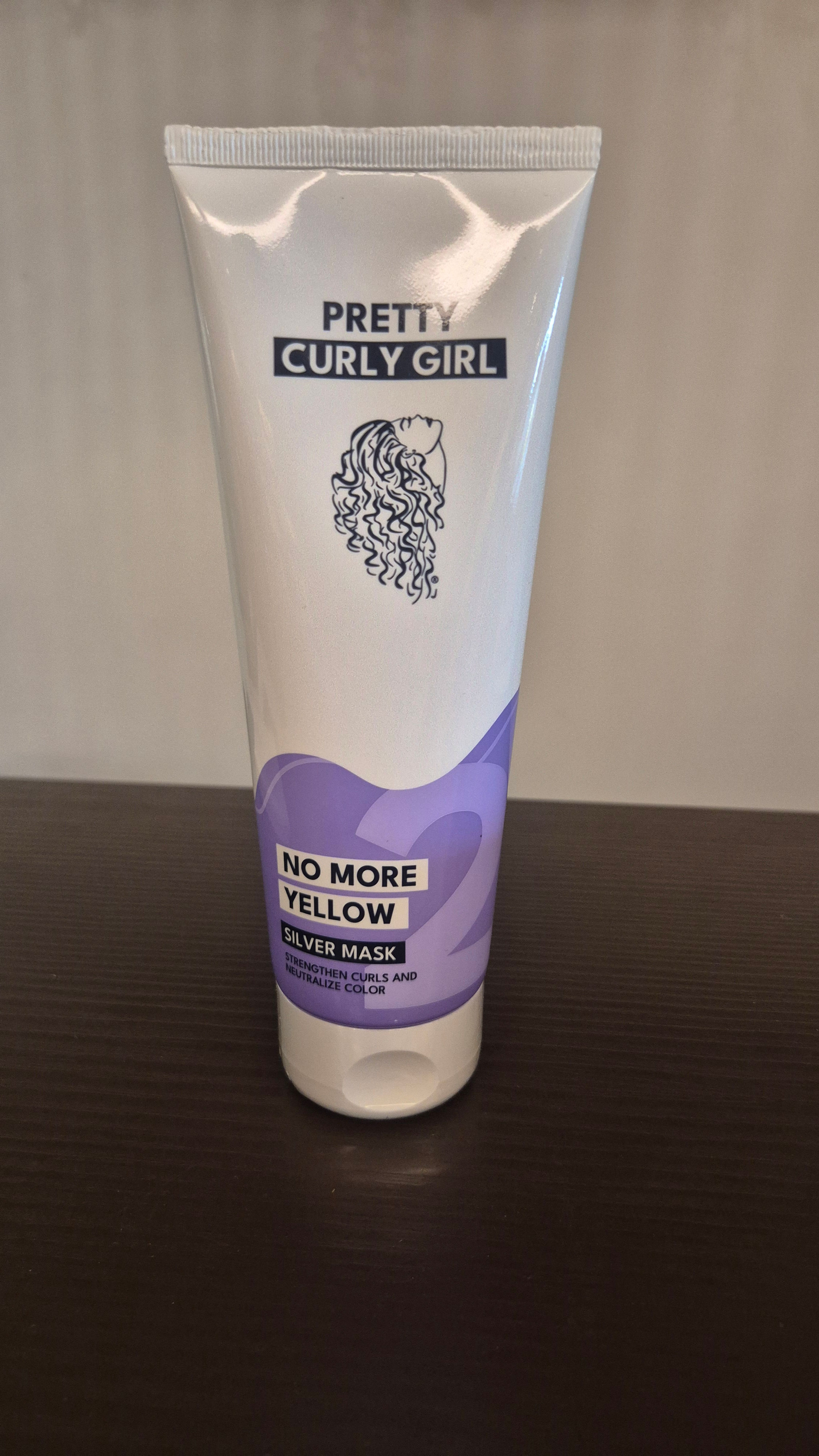 Pretty curly girl No more yellow silver mask