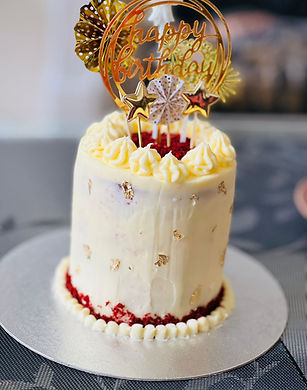 Red Velvet gluten free birthday cake