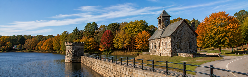 Local community scene in West Boylston, Massachusetts