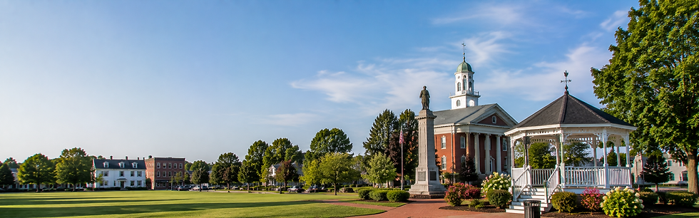 Local community scene in Paxton, Massachusetts