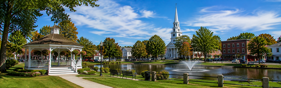 Local community scene in Boylston, Massachusetts