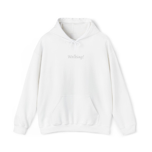 Hoodie — Minimal White Embroidered 'Pistachio' Chest Logo | Tim Bryson