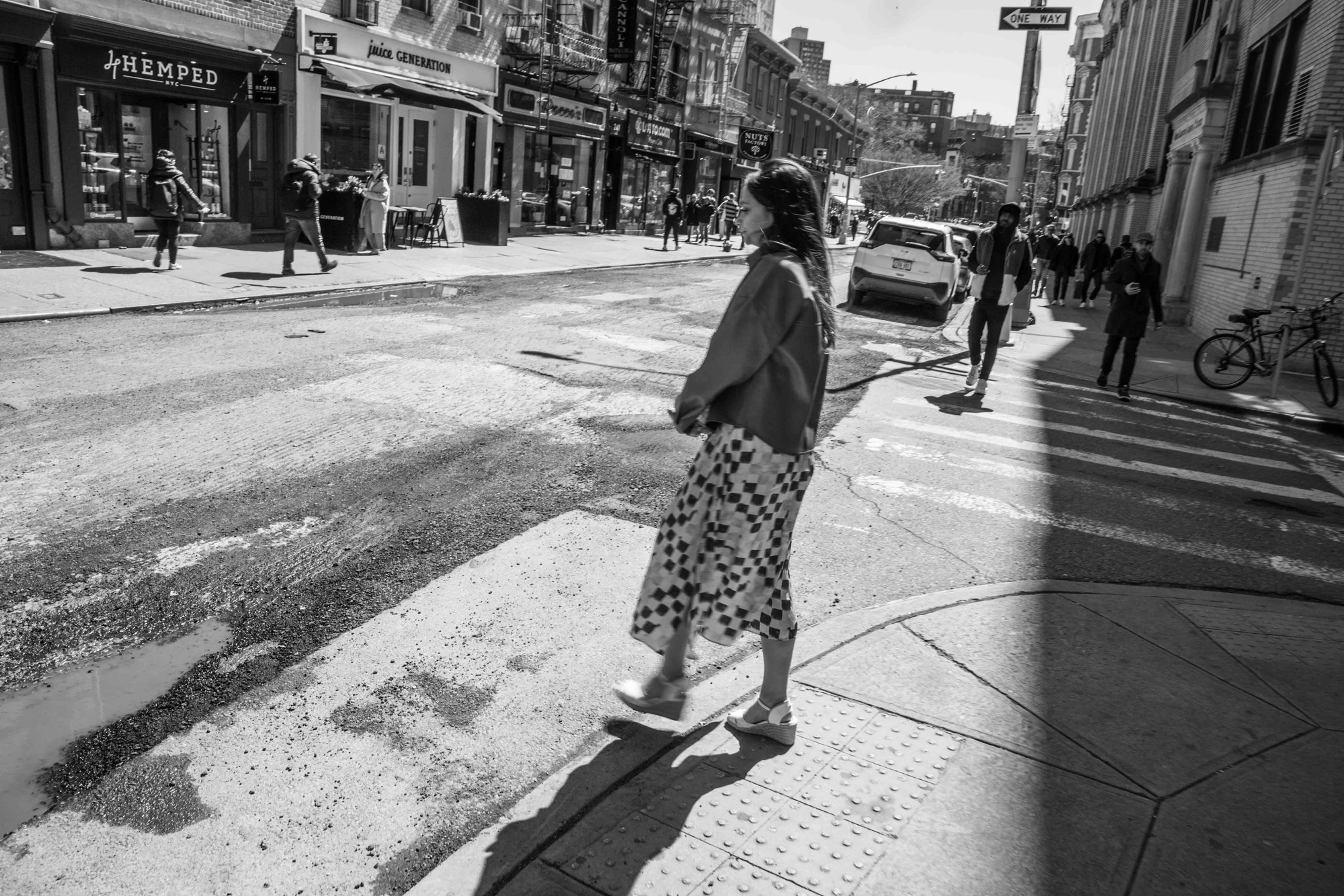 Mujer en el Soho , Nueva York, Usa