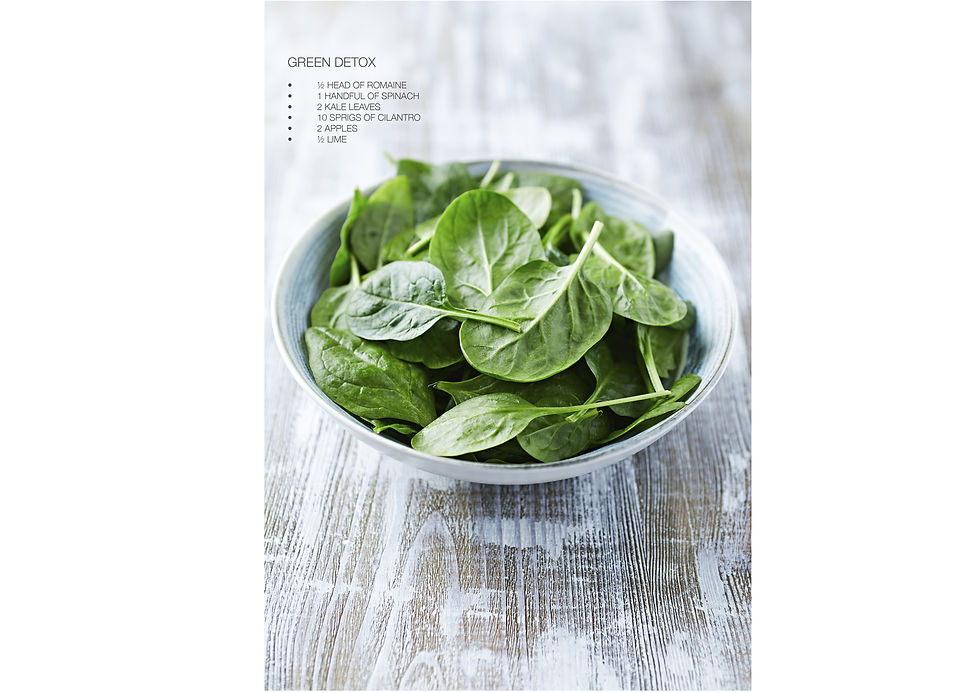 Juice and Smoothie Magazine Layout