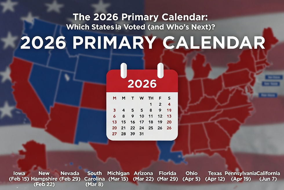 2026 Primary Calendar