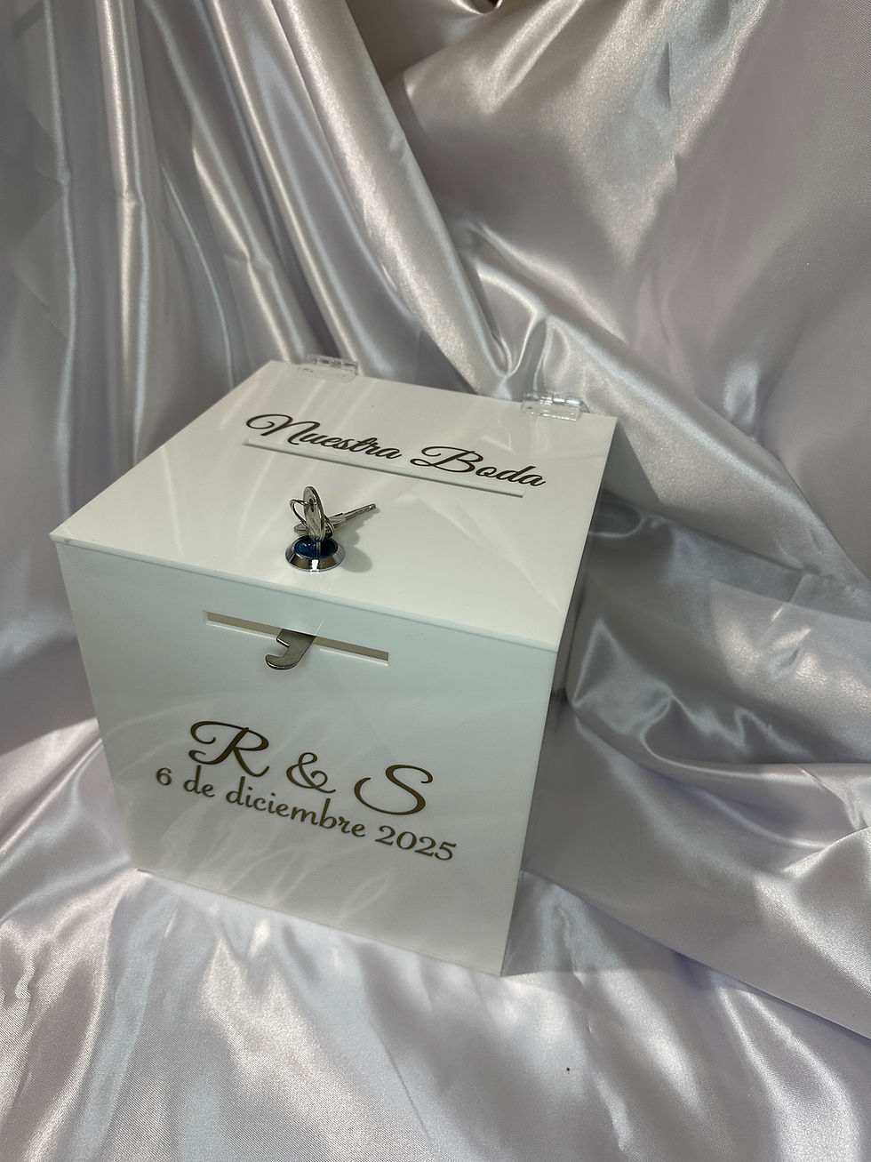 Miniatura: Caja de acrílico 20x21 blanca 