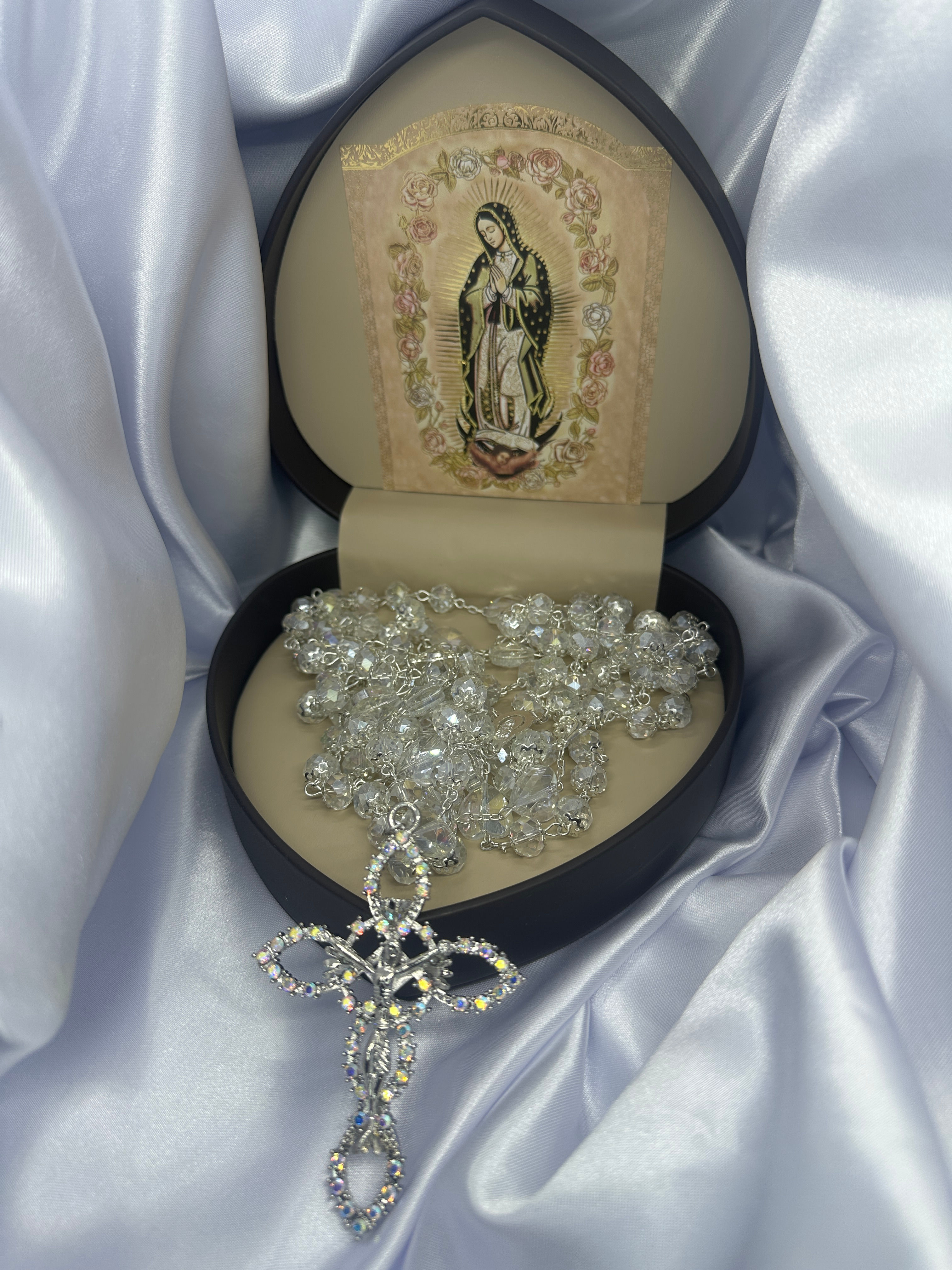 Lazo premium con caja de la virgen 