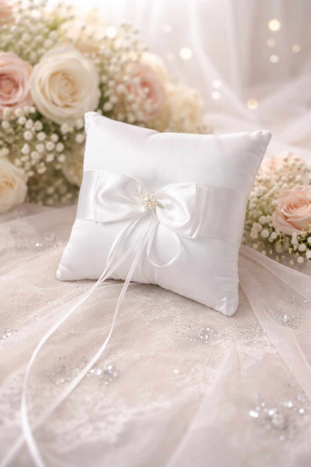 Mini cojín de anillos 15 por 15 cm 