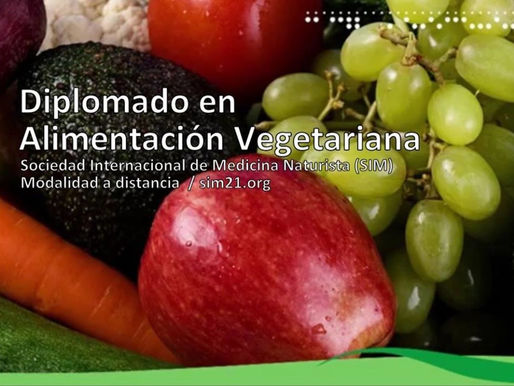 Diplomado en Alimentación Vegetariana 🍃🍎