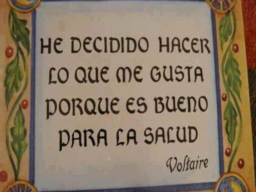 Recomendación de Voltaire para la Salud