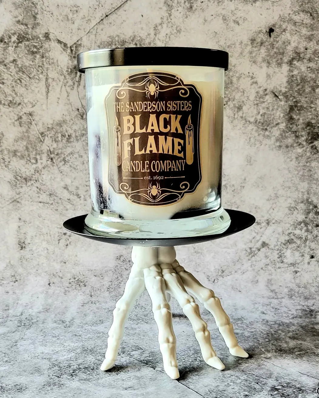 Hocus Pocus Black Flame Candle
