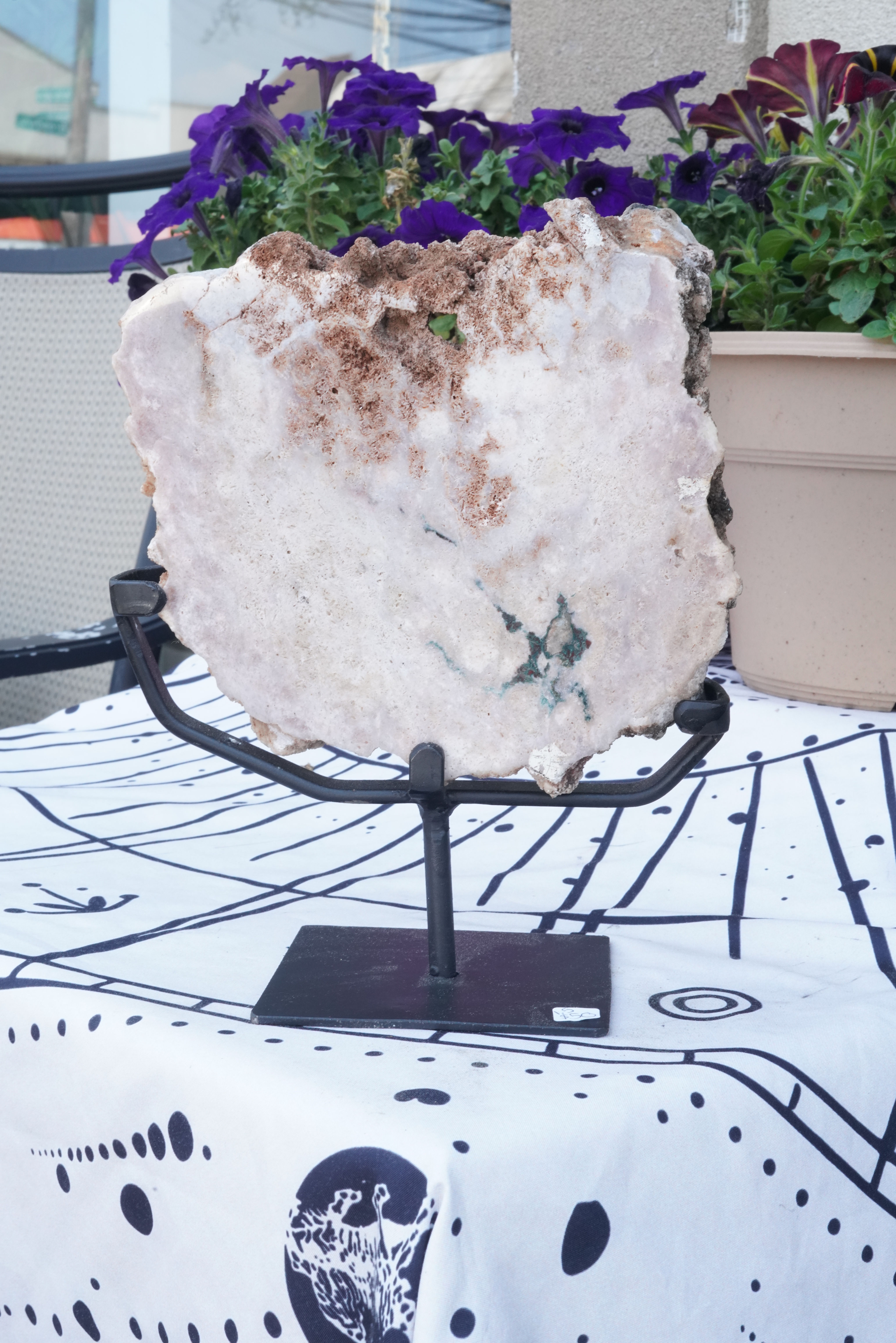 6.5" Pink Amethyst on Stand