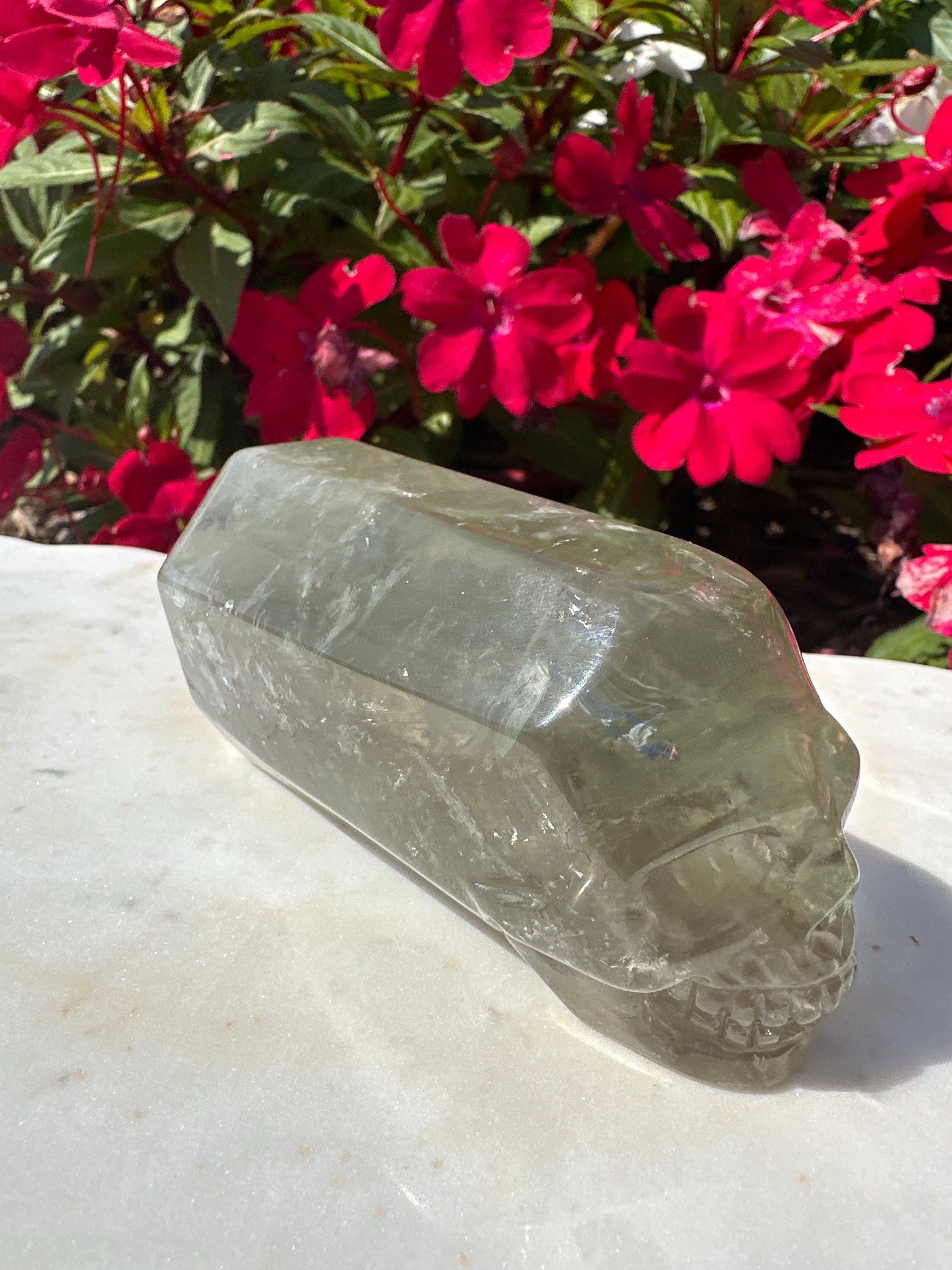 Prasiolite Skull Point