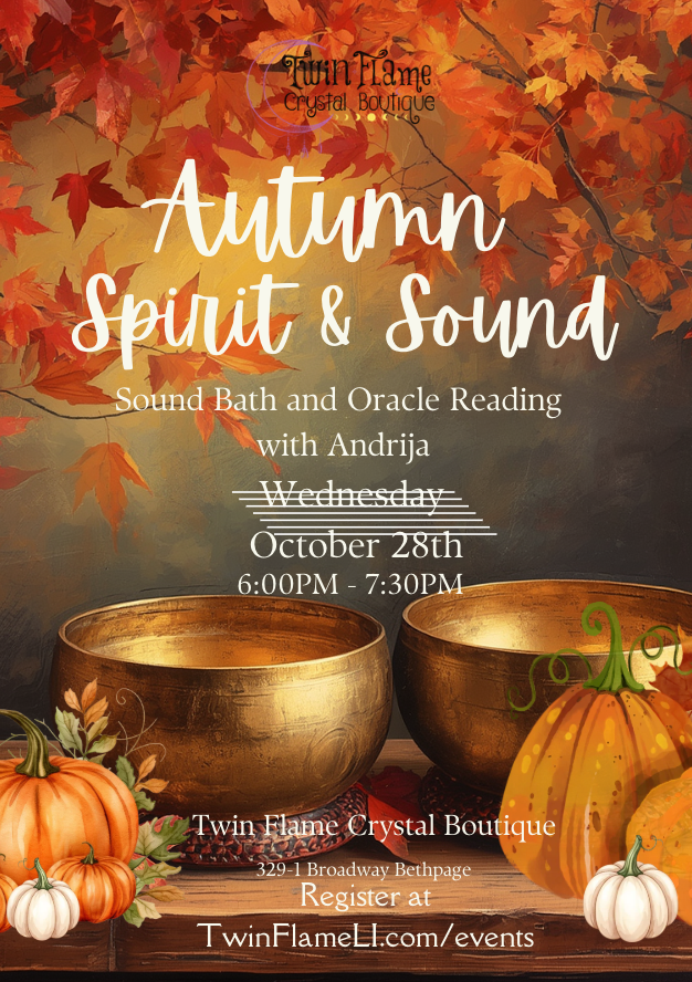 Spirit & Sound: Autumnal Sound Bath & Intuitive Card Reading
