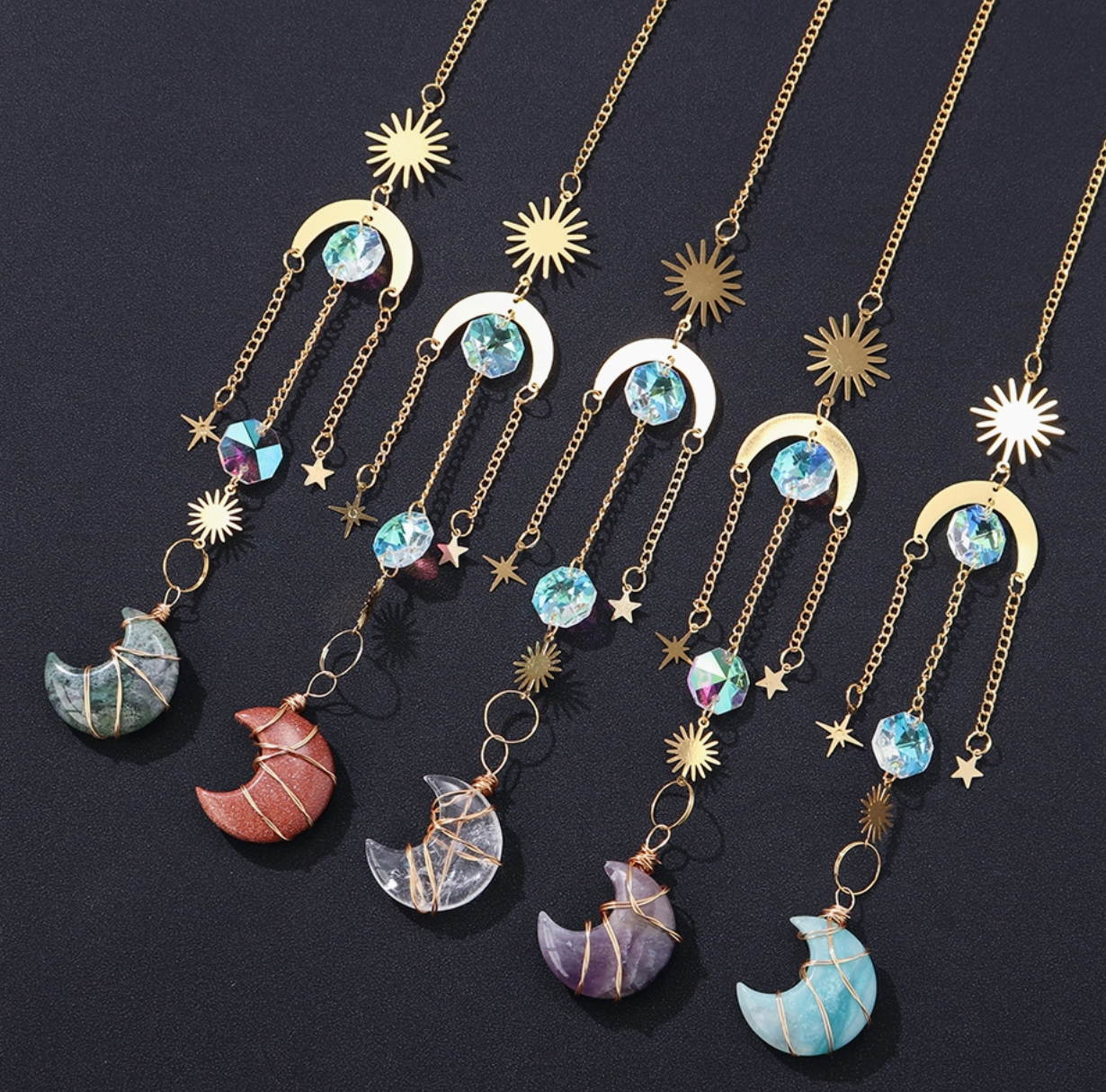 Moon Pendant Sun Catcher