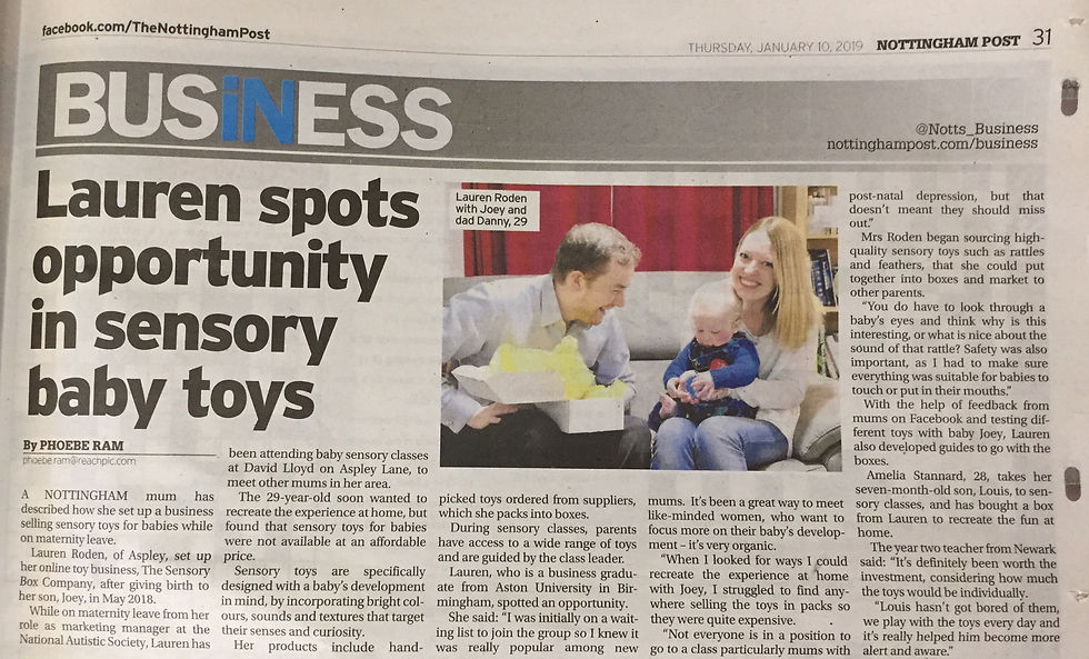 Our news piece featured in The Nottingham Post