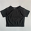 Thumbnail: Short Sleeve Crop Top  Slim Fit  Fitness T-shirts Workout Tops For Women