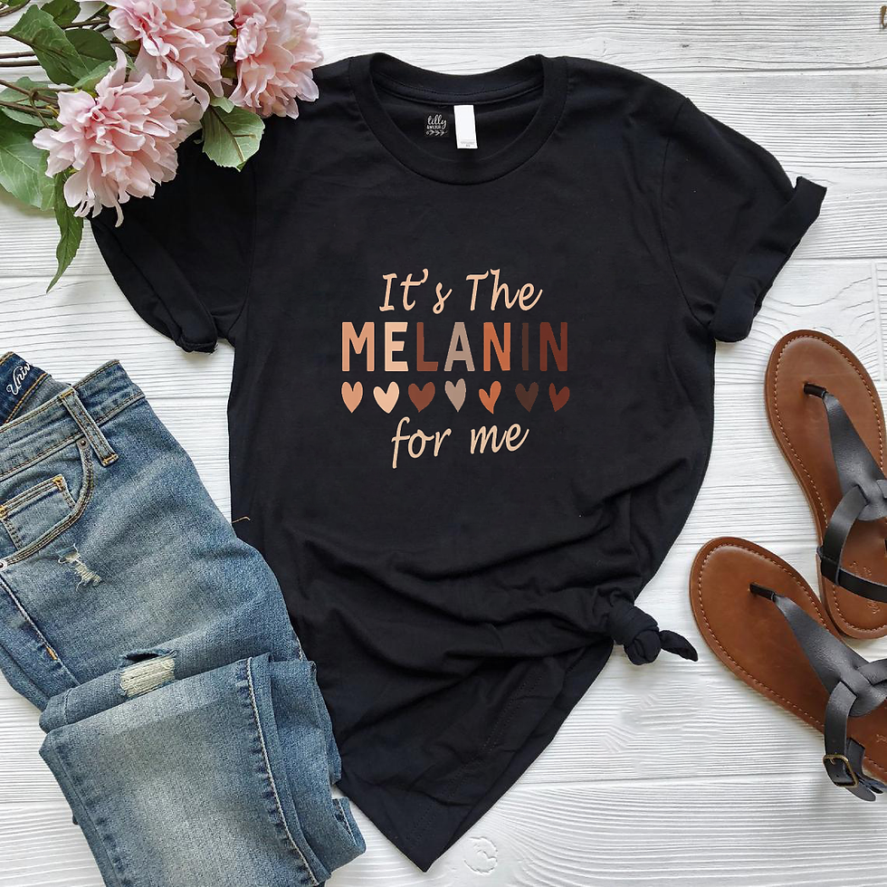 Thumbnail: Women's T-Shirt  Ladies 100% Cotton T Shirts Melanin Women Summer  Tees Shirt