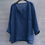 Thumbnail: Linen Shirt   Breathable Comfy Long Sleeve Loose Hawaiian Shirt Camisa Masculina