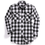 Thumbnail: Men Casual Plaid Flannel Shirt Long-Sleeved   Design Fashion Printed-Button (USA