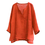 Thumbnail: Linen Shirt   Breathable Comfy Long Sleeve Loose Hawaiian Shirt Camisa Masculina