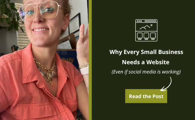 why every small business needs a website