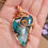 Thumbnail: Copper in Chrome Chalcedony Copper Pendant