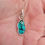 Thumbnail: Silver on Solid Copper Turquoise Nugget Pendant