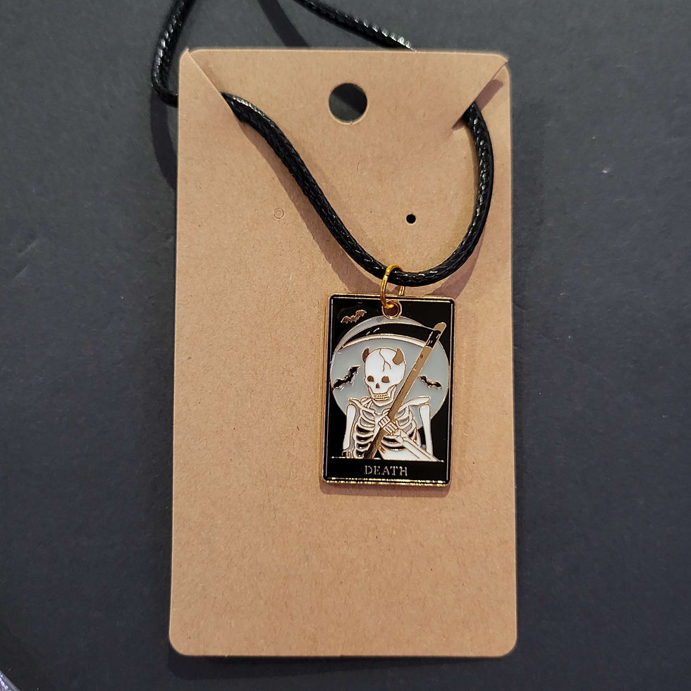 Thumbnail: Tarot Card Charm Necklace