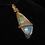 Thumbnail: Two Tone Labradorite Double in Copper