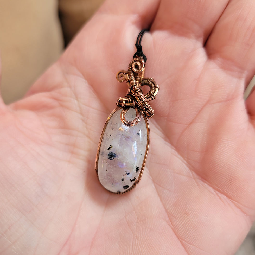 Thumbnail: Moonstone Copper Pendant