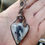 Thumbnail: Dendritic Agate aged copper pendant