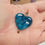 Thumbnail: Blue Apatite Heart Copper  Pendant
