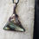 Thumbnail: Labradorite Triangle aged copper Pendant