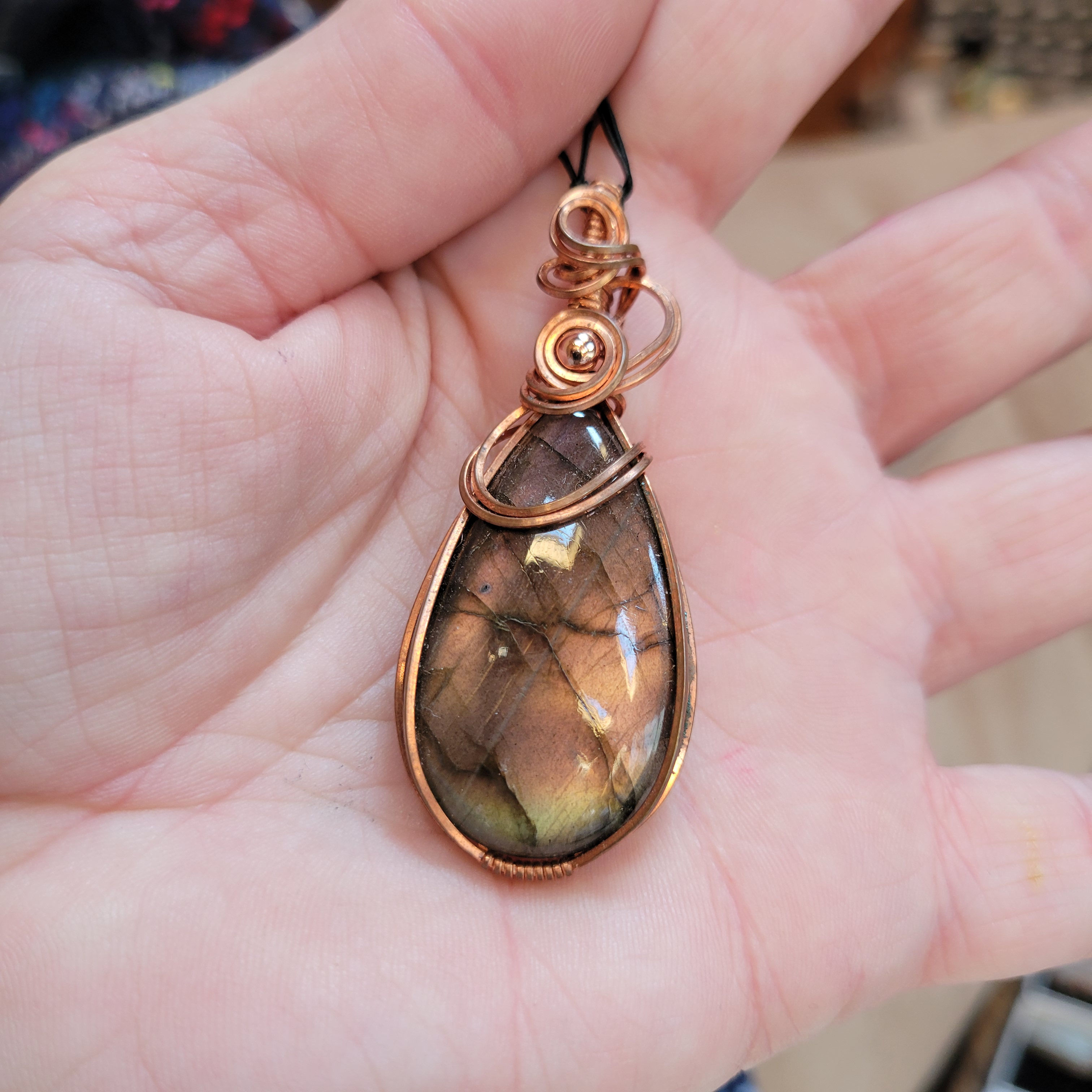 Spectrolyte Copper Pendant