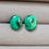 Thumbnail: Malachite Stud Earrings Sterling Silver