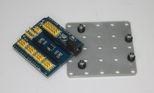 Clear Arduino Base Base em plástico para Arduino Uno + Shield de expanção (sem o Arduino ...
