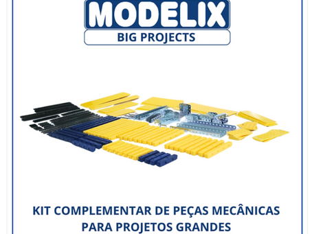 Ampliando Horizontes: Conheça os Novos Kits complementares da Modelix Robotics para projetos Inovadores!