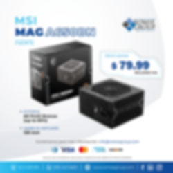 Fuente MSI MAG A650BN