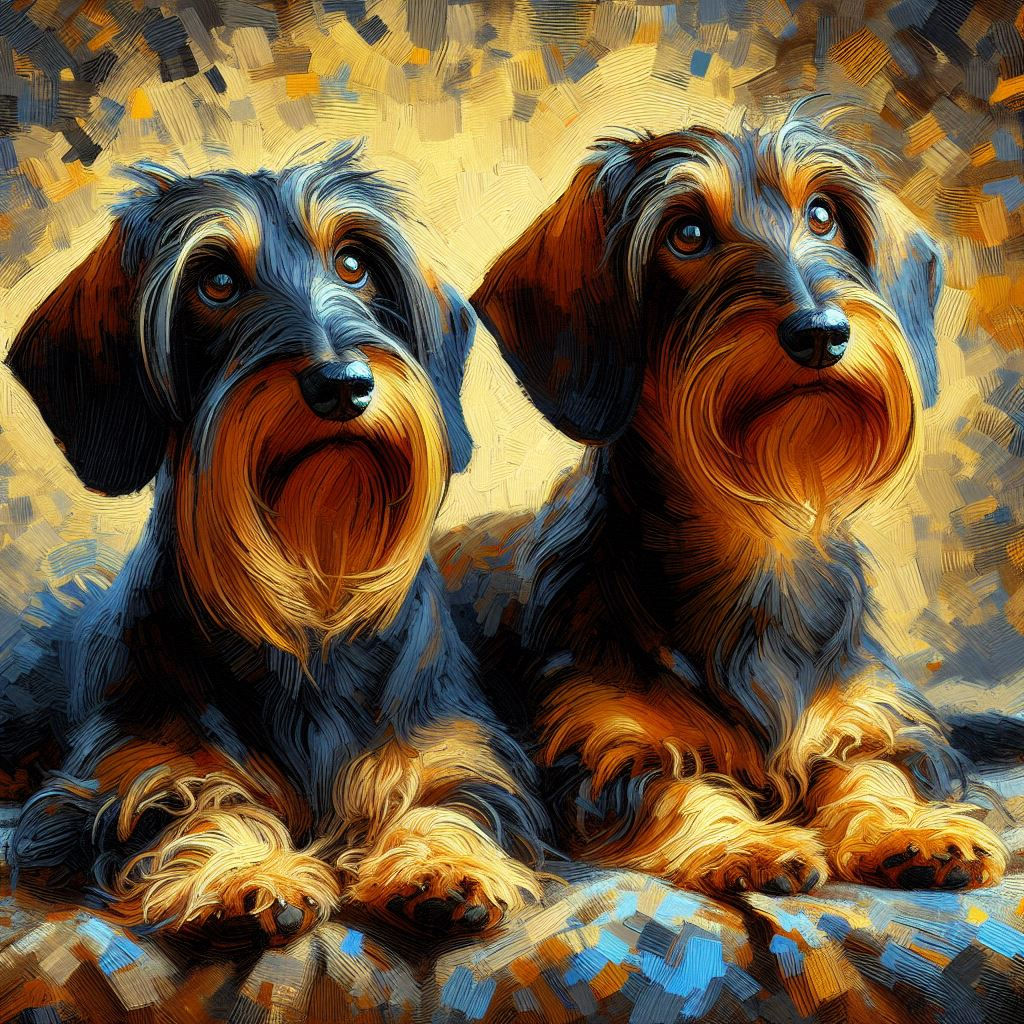 2 wild boars laying on pillow