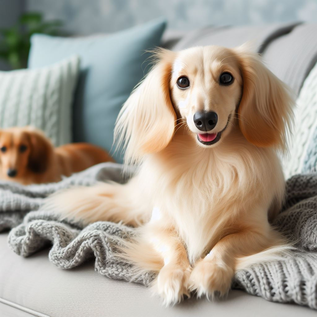 Cream longhair on couch 2