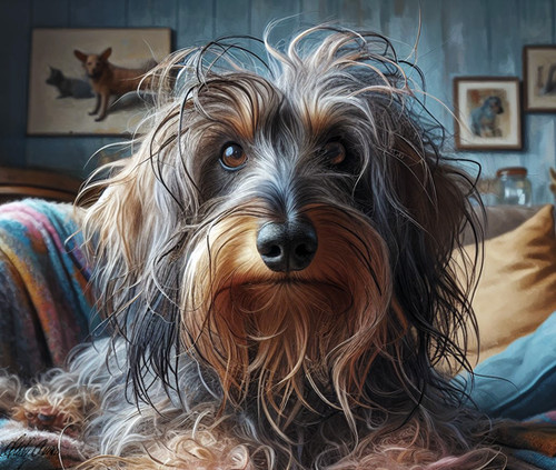 Wild Boar Wire Messy Hair 1 Up North Dachshunds