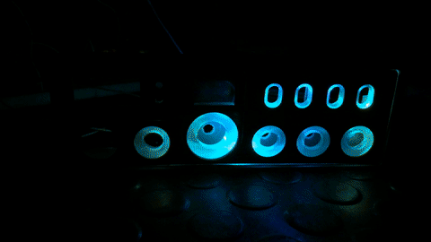 Illuminazione rgb frontalino Alan 48/68
